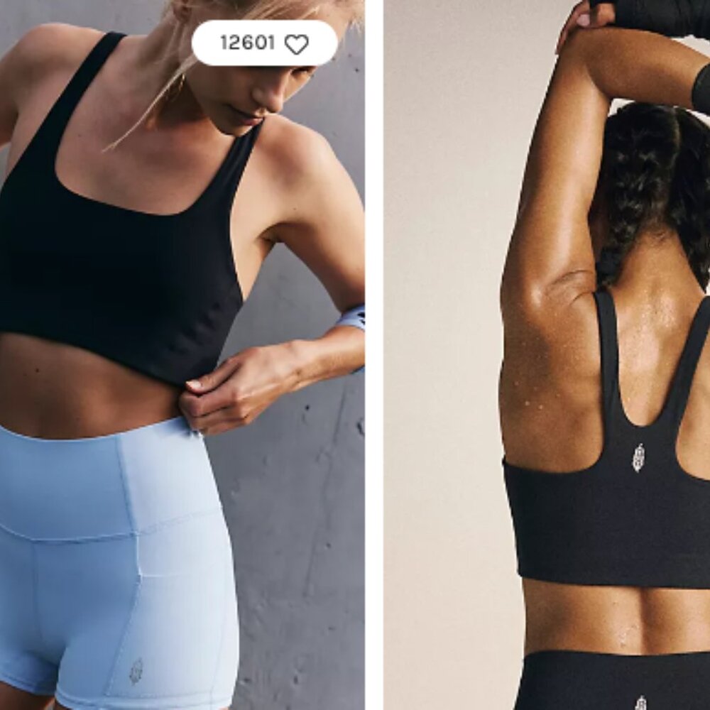 Free People❤️Sale!❤️Square Neck Sports Bra